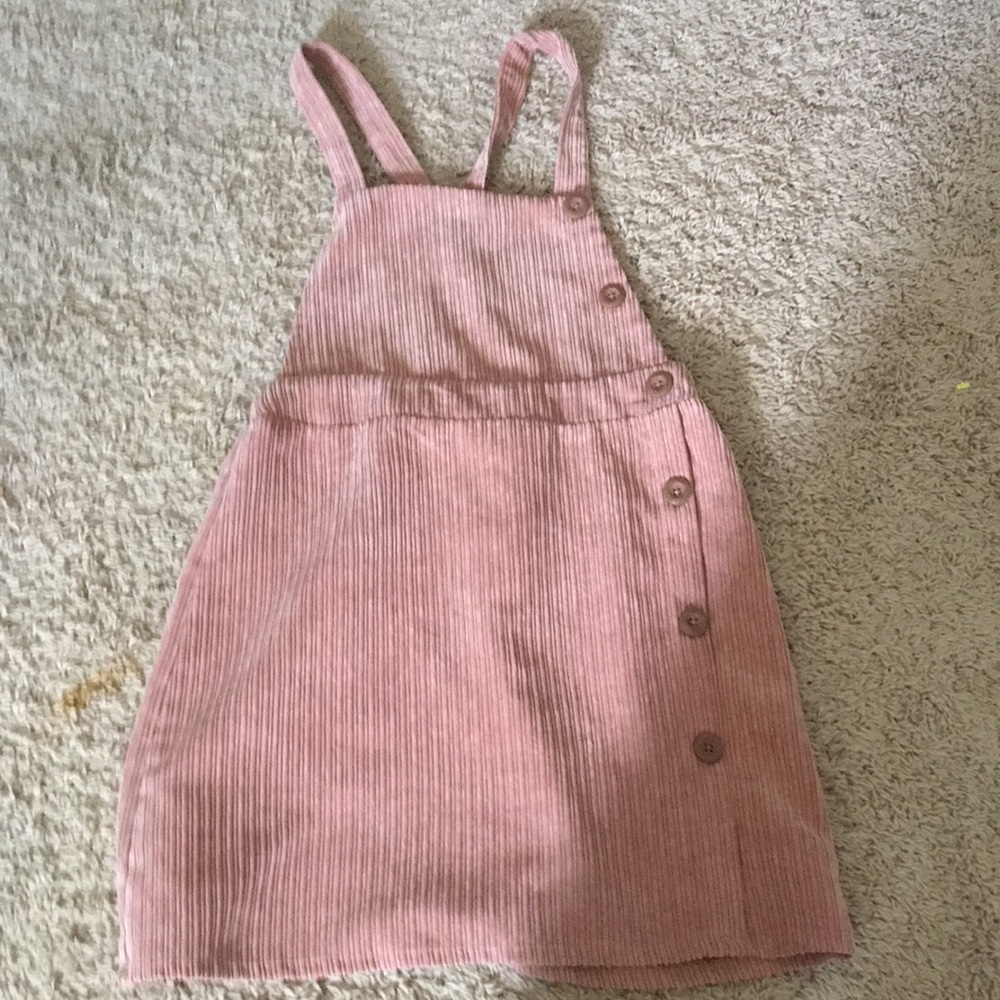 Pink Corduroy Dress